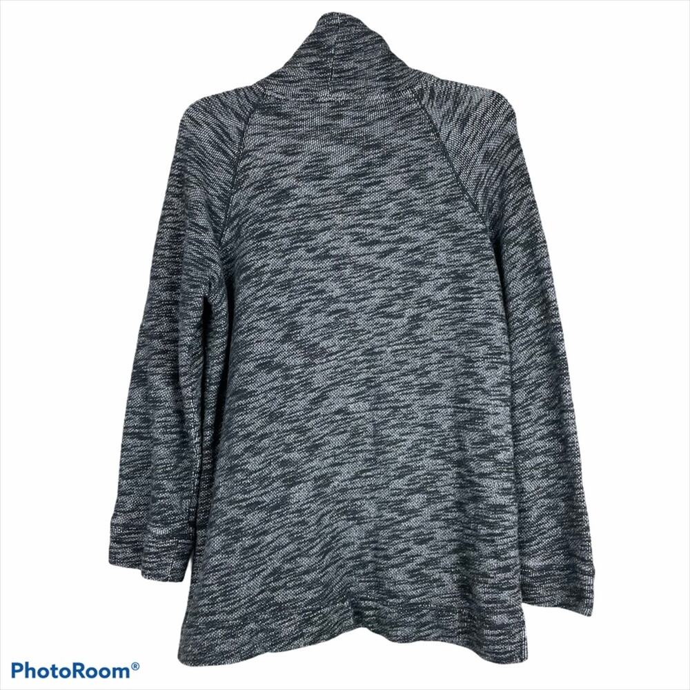 J.Crew Gray Turtleneck Tunic Heather Gray Sweater Sweatshirt Size S/M Pockets - Picture 3 of 10